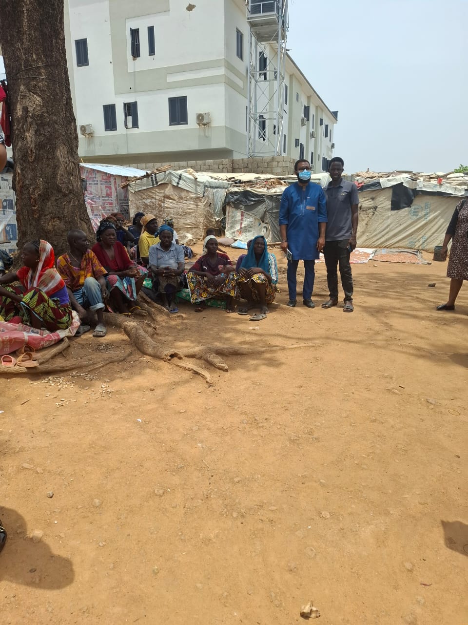 Field visit to an internally displaced persons settlement